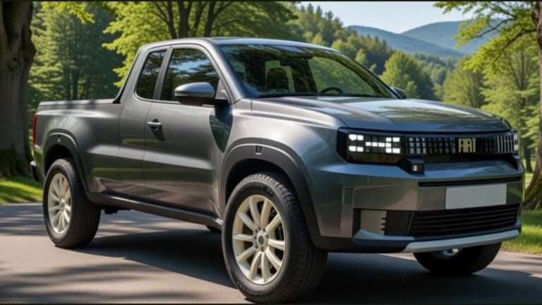 Nuova Fiat Panda pick-up 2026 render versione lavoro