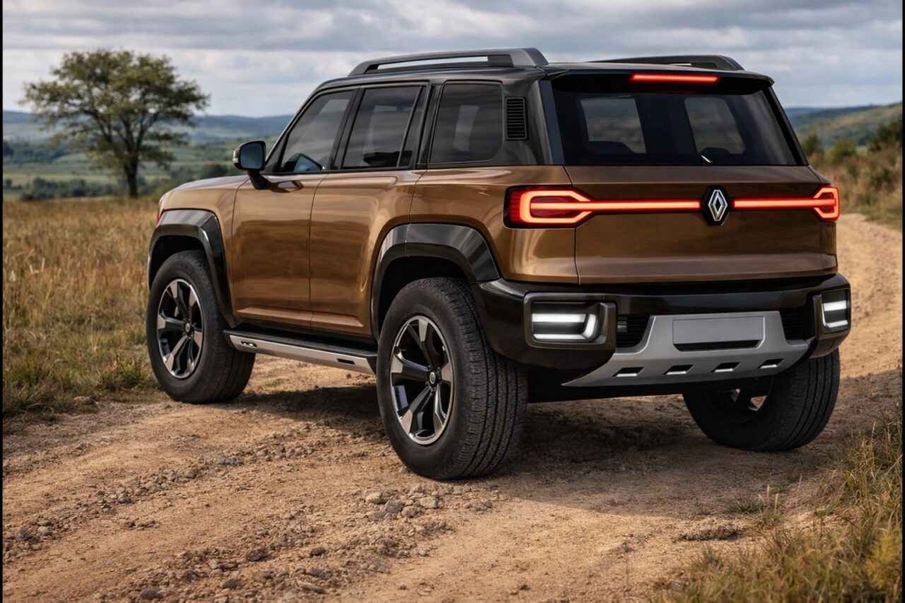 Render Renault Bridger 2027 SUV compatto 4x4