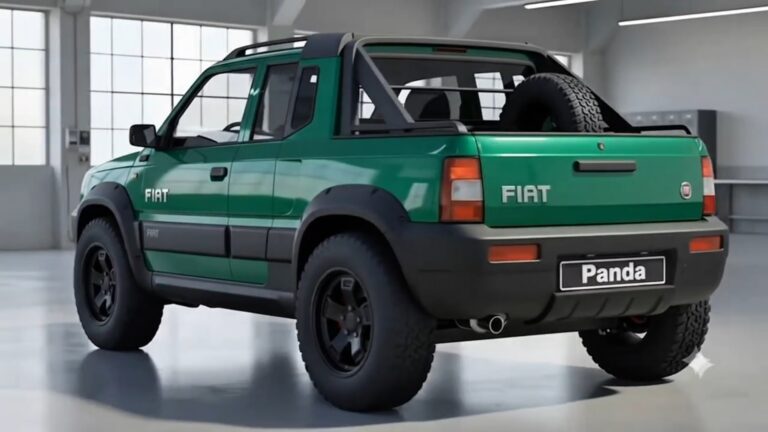 Nuova Fiat Panda 4x4 pick-up: variante estrema, le foto