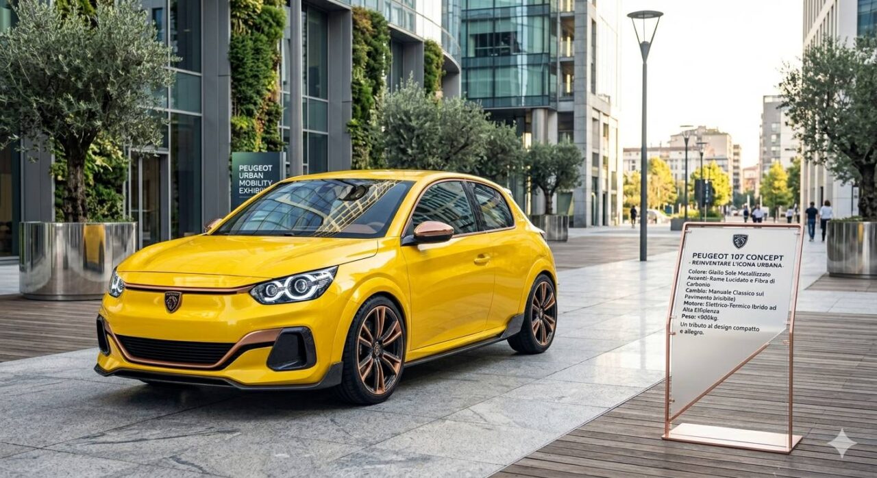 Nuova Peugeot 108 2028: ritorna la citycar francese