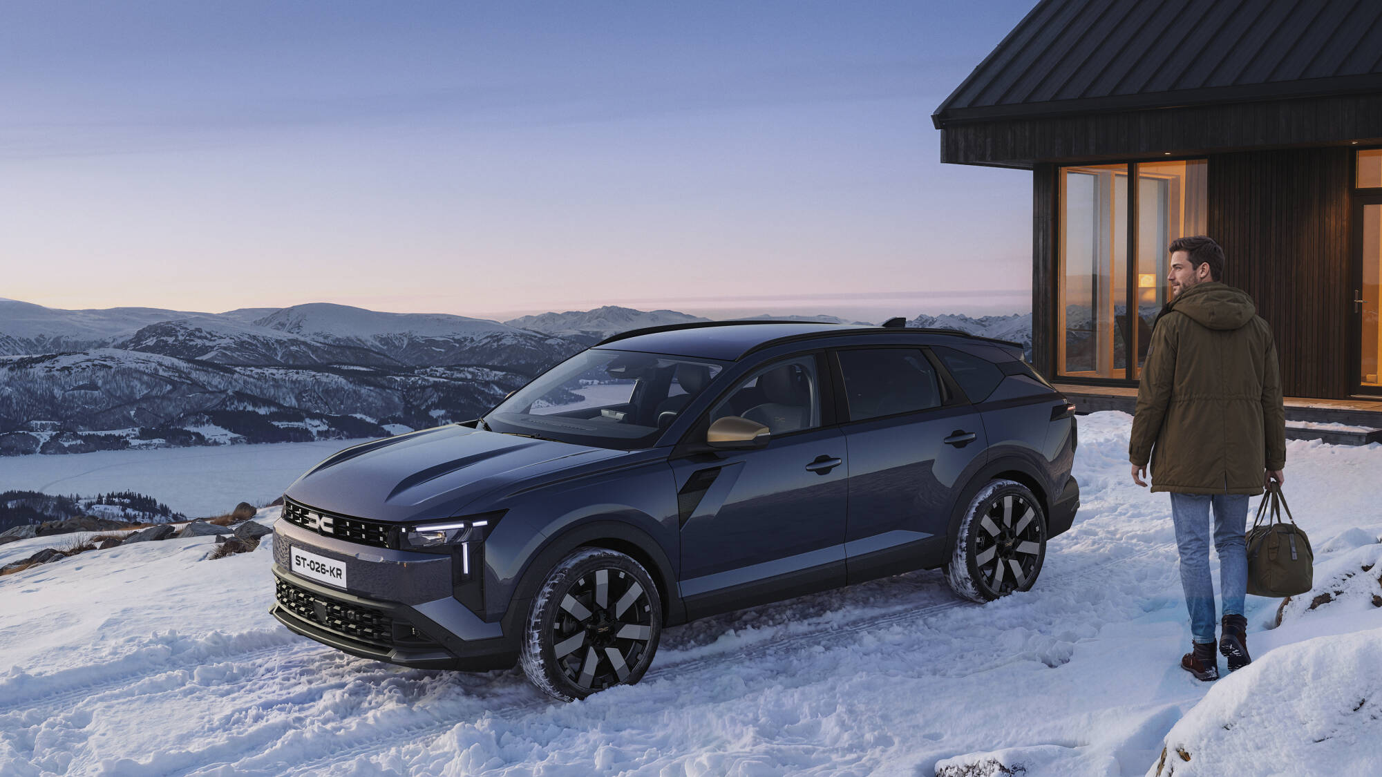 Nuovo Dacia Striker crossover segmento C sulla neve