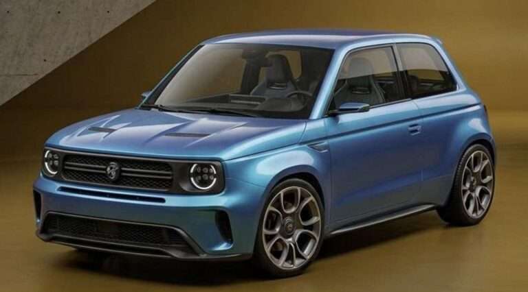 Nuova Abarth A112 2027 render moderna Scorpione