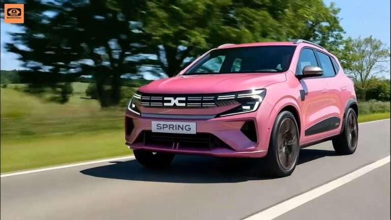 Nuova Dacia Spring 2027: rosa con dedica alle donne