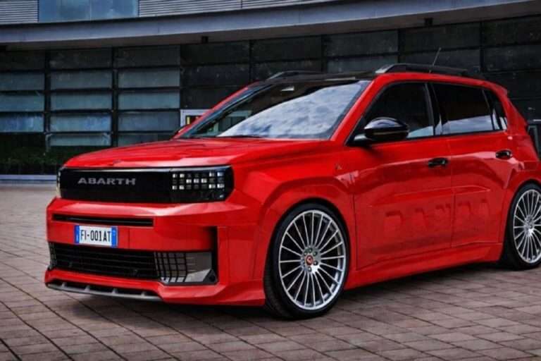Nuova Fiat Grande Panda Abarth 2027 render