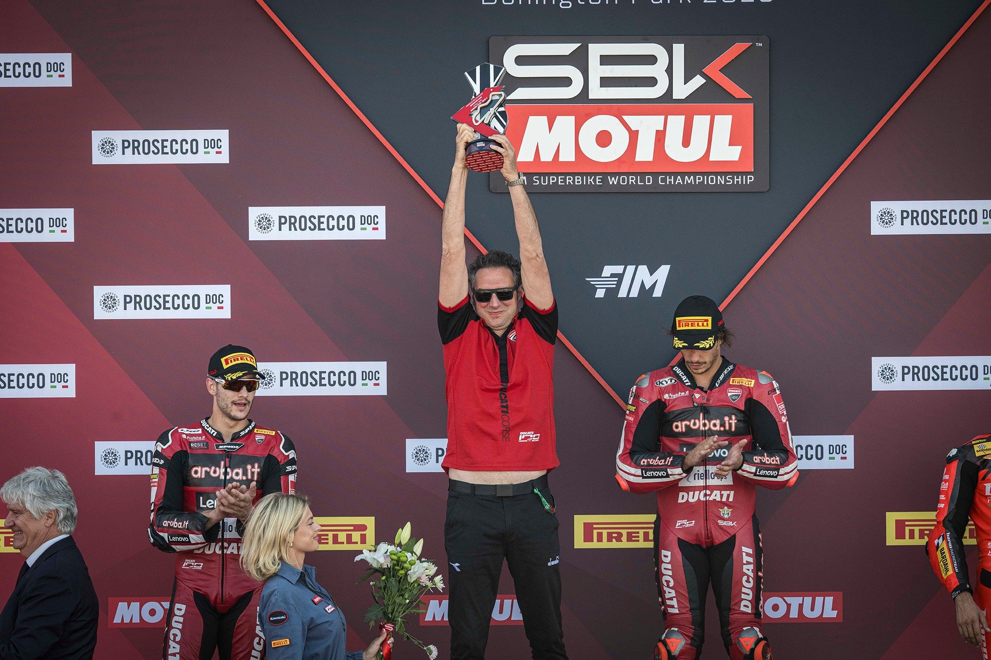 Festa Ducati per il 22esimo titolo Costruttori WorldSBK a Donington 2026