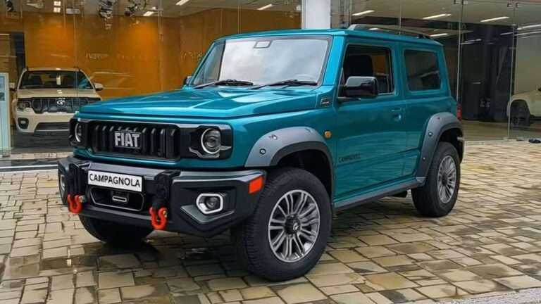 Nuova Fiat Campagnola 2027 render fuoristrada su base Suzuki Jimny