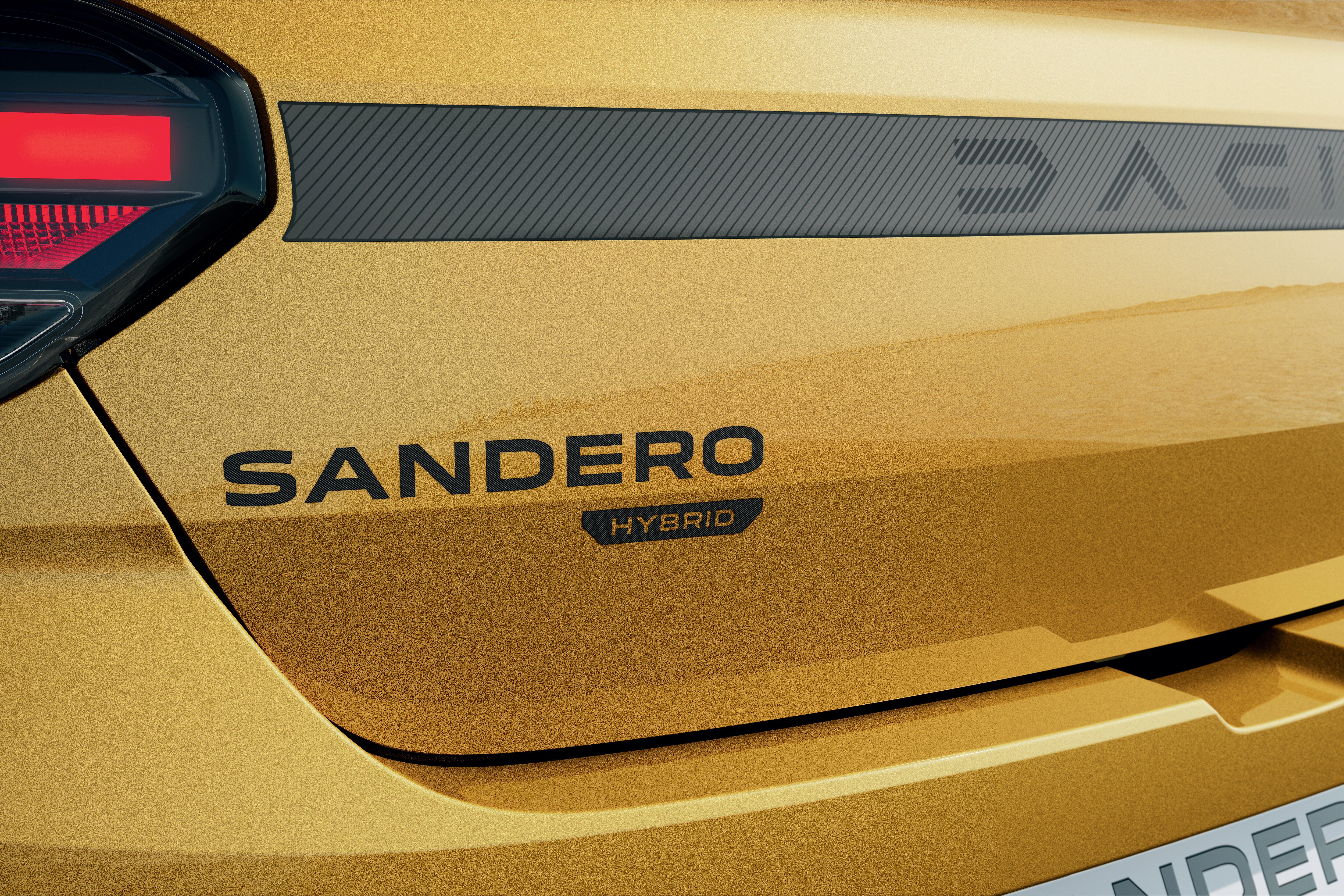 Dacia Sandero Stepway badge Hybrid