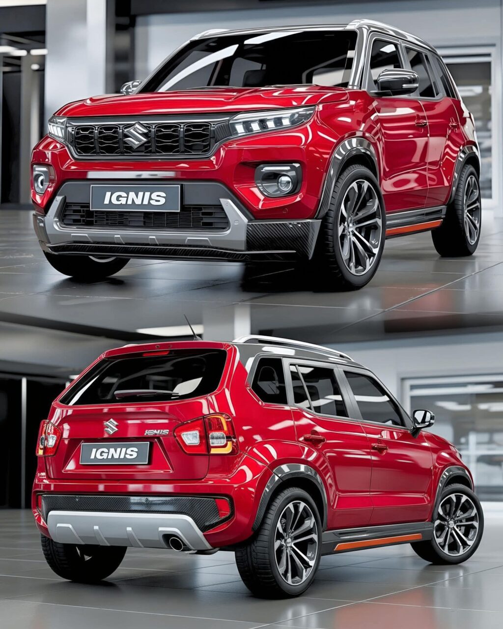 Suzuki Ignis 2027 render mini SUV
