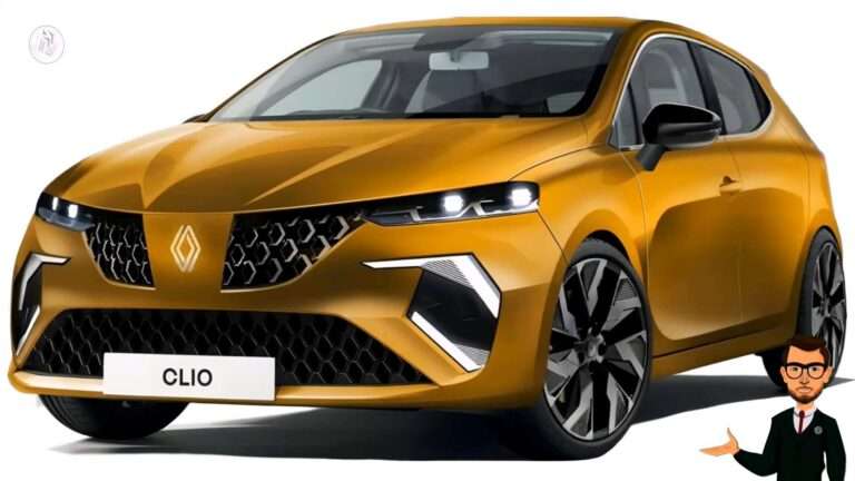 Nuova Renault Clio 2026: lo strano frontale del nuovo modello