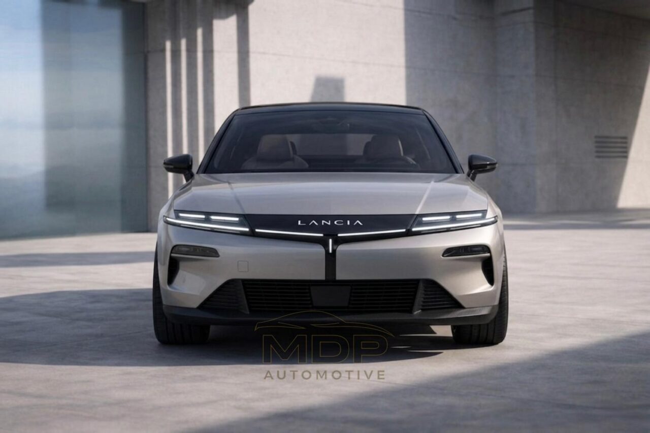 Lancia Beta HPE render profilo coupé Mirko Del Prete