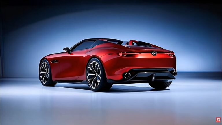 Render Nuova Mazda MX-5 2027 roadster
