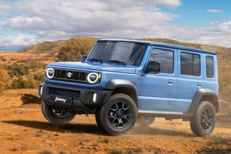 Nuova Suzuki Jimny 5 porte 2027 render Europa