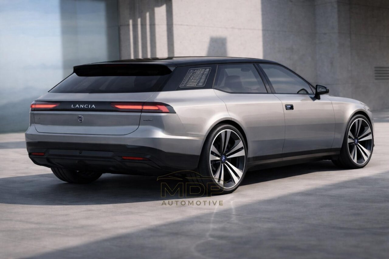 Lancia Beta HPE render vista laterale Mirko Del Prete