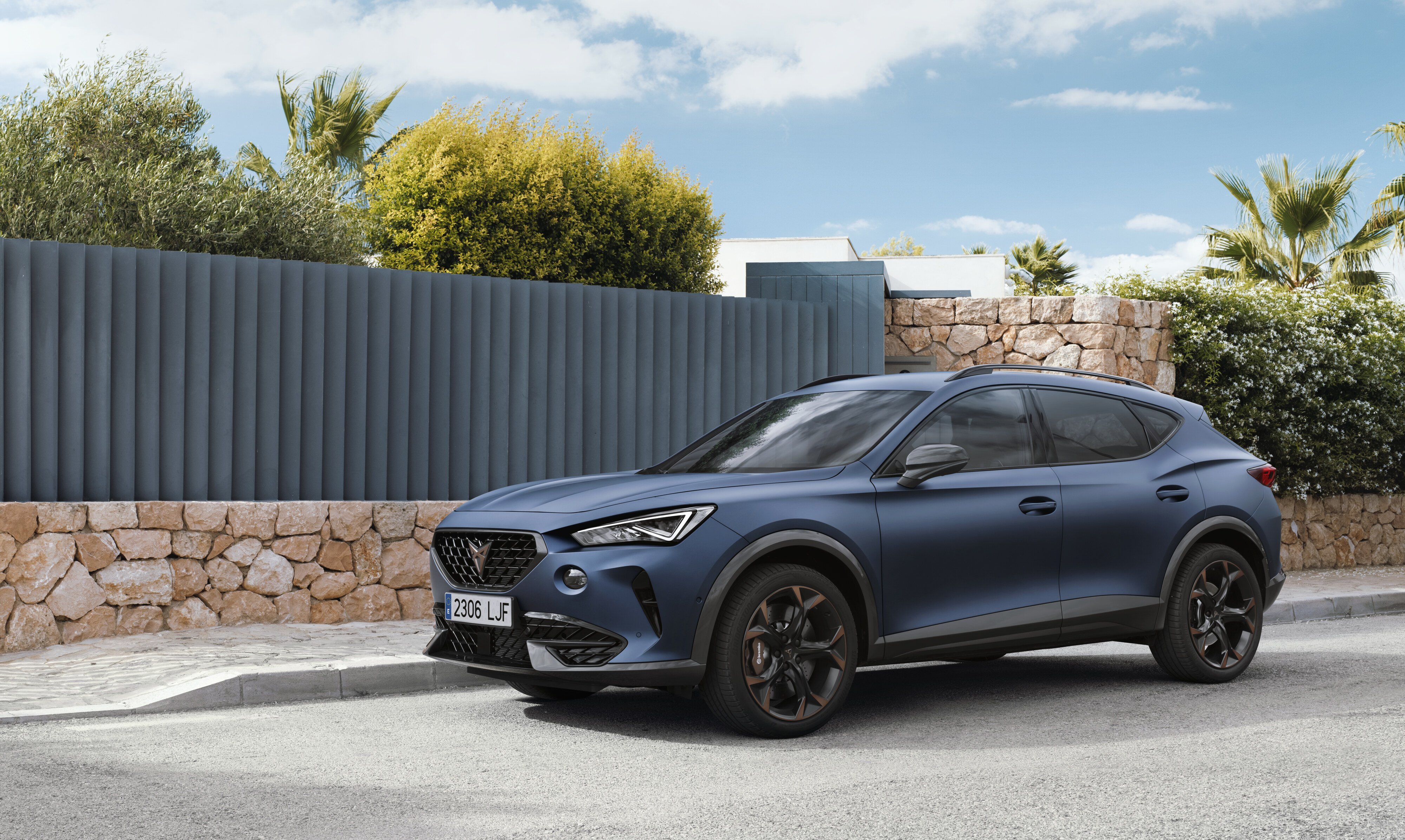 Cupra Formentor plug-in hybrid auto aziendale vista laterale