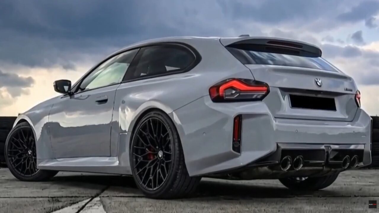 BMW M2 Touring render shooting brake compatta 2027