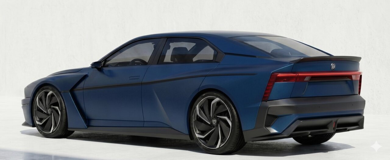 Alfa Romeo 75 2027 render laterale