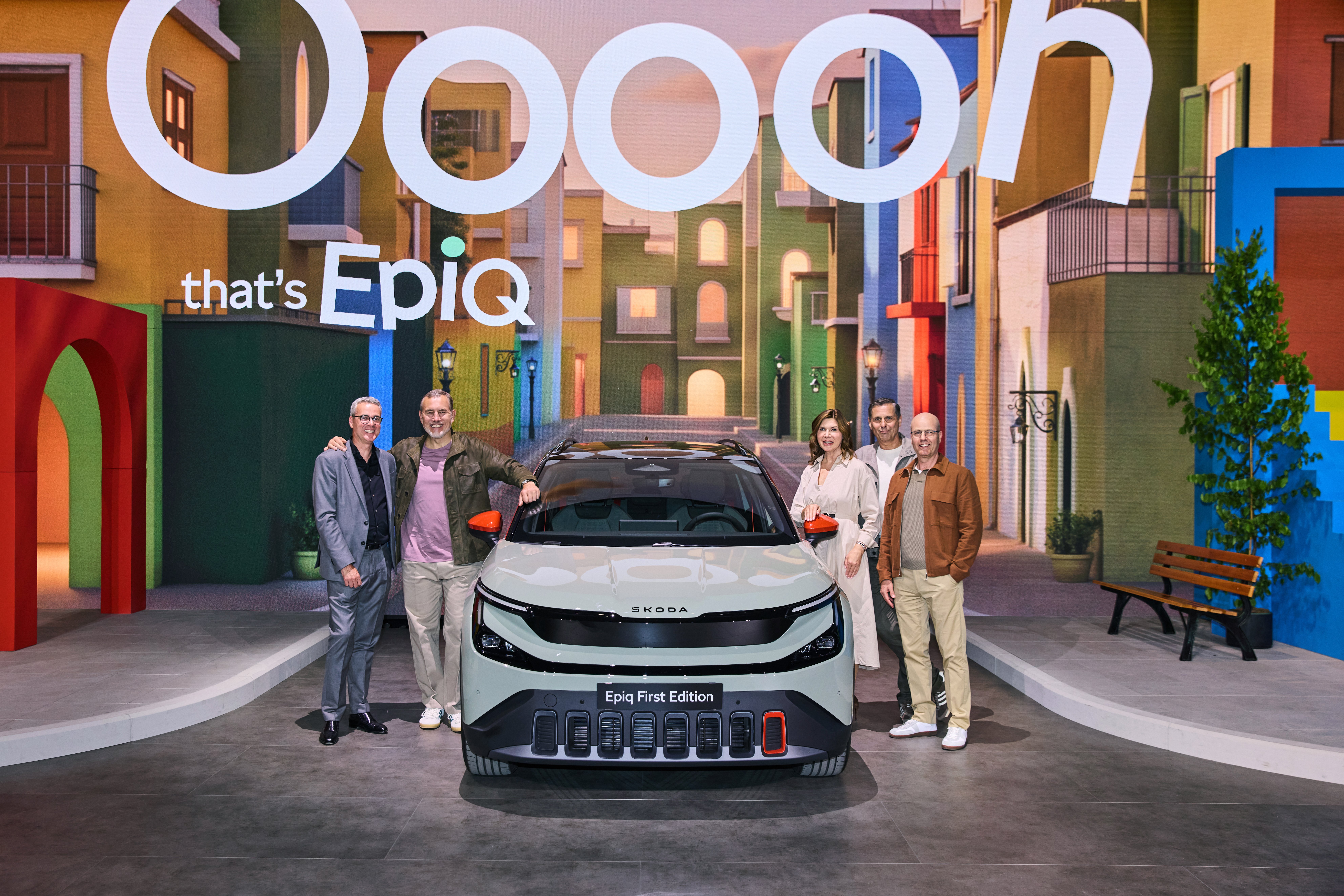 Skoda Epiq 2026 world premiere Zurigo 18 maggio Oooooh that's Epiq presentazione cast