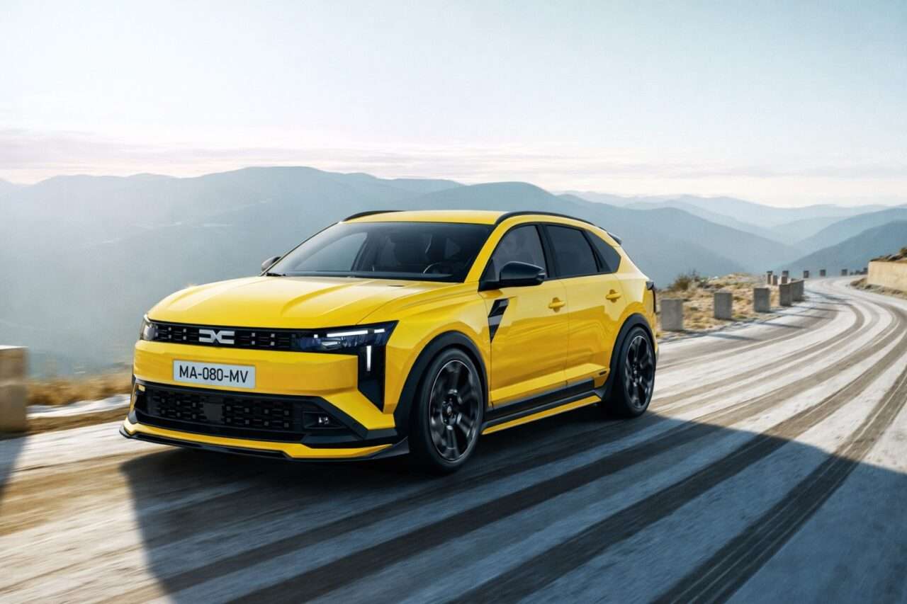 Nuova Dacia Striker RS 2026 render versione sportiva