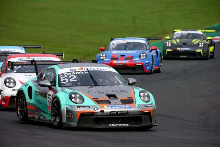 Porsche Carrera Cup: tre podi ed un po' di rammarico per Ebimotors a Vallelunga