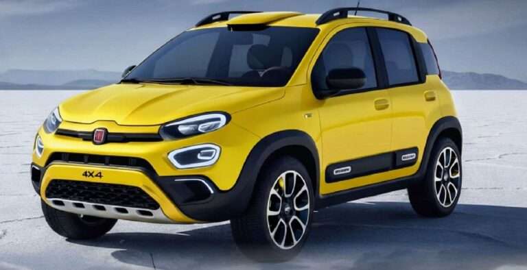 Nuova Fiat Panda Cross 2027 render ultima generazione