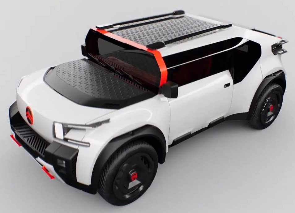 Citroën Oli concept elettrico in cartone riciclato