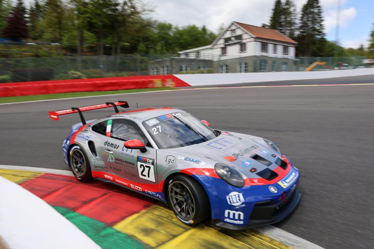 Podio GT Cup Europe Spa-Francorchamps 2026 FAEMS Team by Ebimotors Porsche 911 GT3 Cup