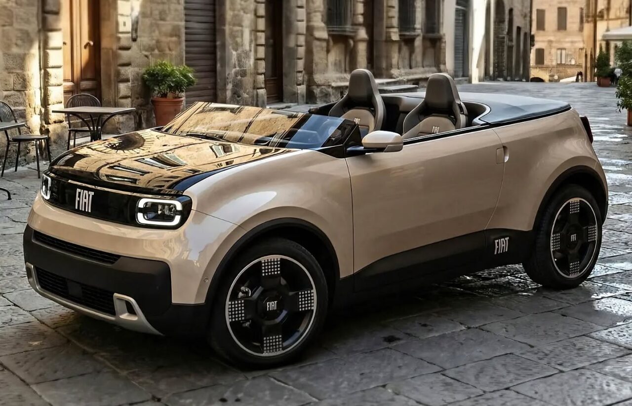 Nuova Fiat Pandina Spiaggina: dal 2028 la citycar a cielo aperto