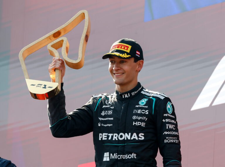 George Russell Mercedes W17 vittoria GP Austria 2026