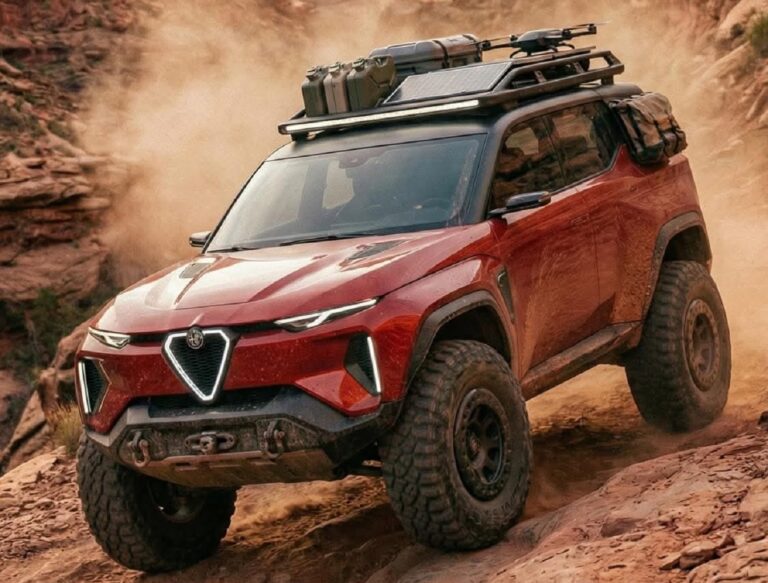 Alfa Romeo Matta 2027 fuoristrada render frontale