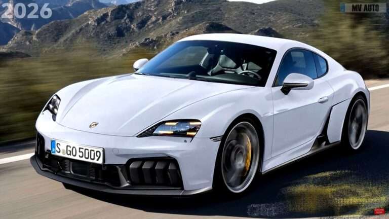 Nuova Porsche 718 Cayman 2026: foto, info della sportiva elettrica