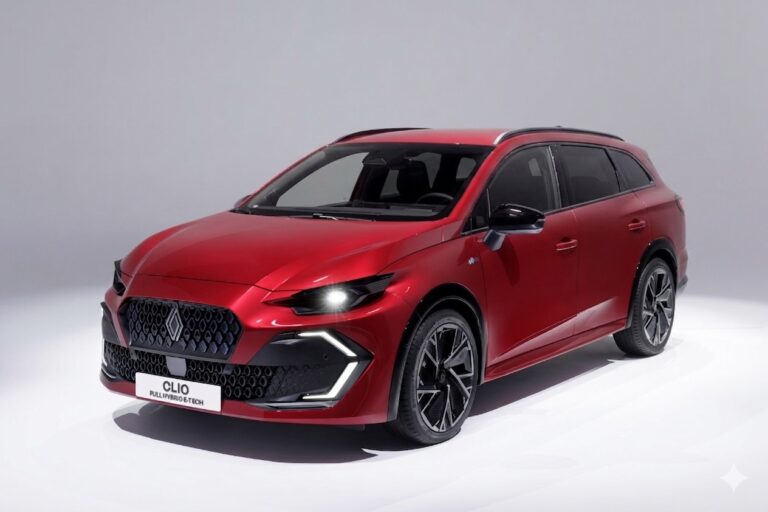 Renault Clio Sporter 2026 station wagon render
