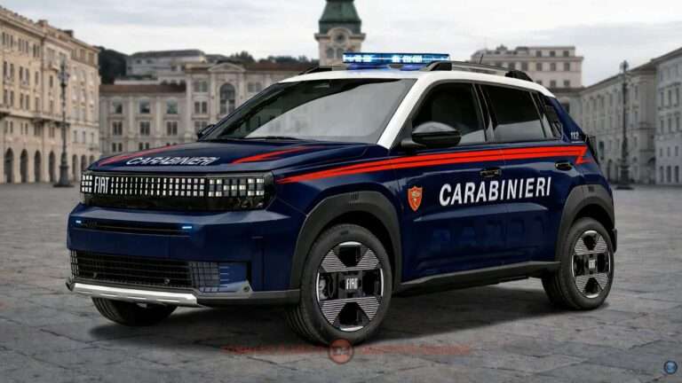 Nuova Fiat Grande Panda, ecco la versione dell'Arma dei Carabinieri