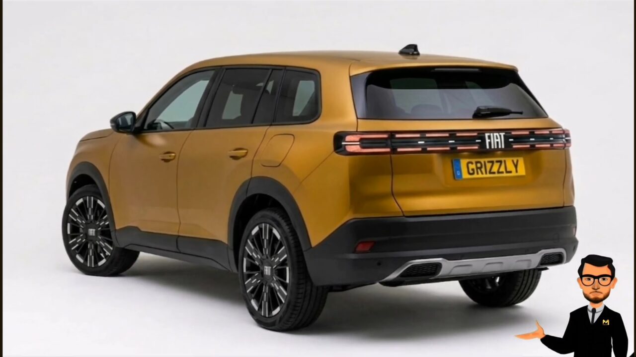 Fiat Grizzly 2026 SUV familiare 5+2 posti