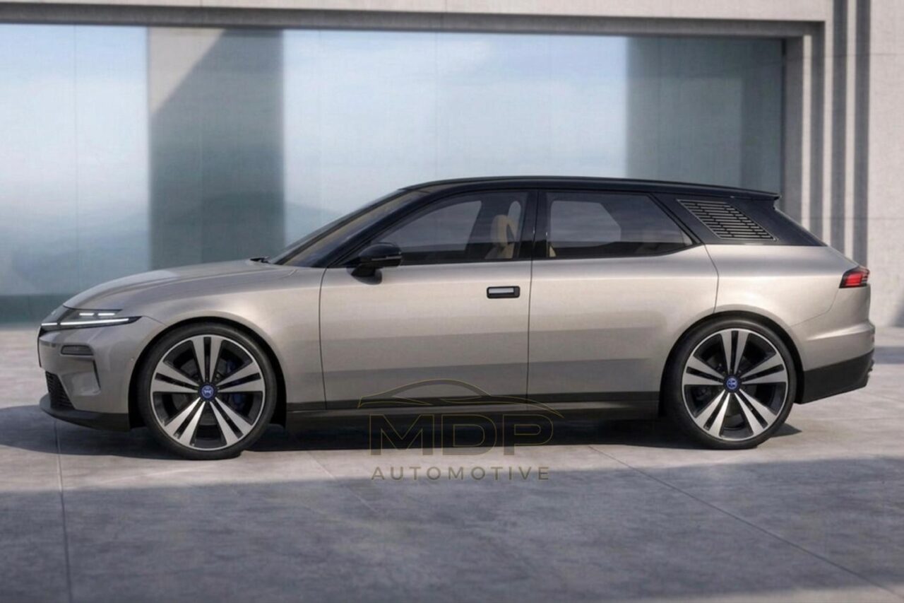 Lancia Beta HPE render tre quarti posteriore Mirko Del Prete
