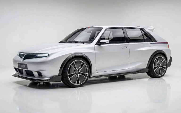 Nuova Lancia Delta HF Integrale: nel 2028 solo elettrica
