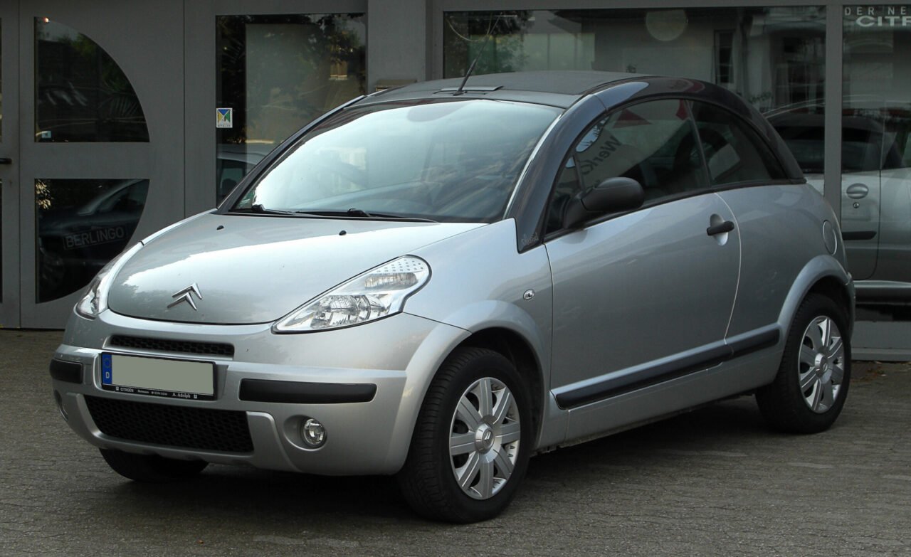 Citroën C3 Pluriel cabrio compatta vista frontale