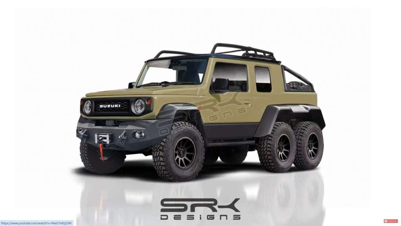 Nuova Suzuki Jimny 2026: ancora più estrema a 6 ruote motrici