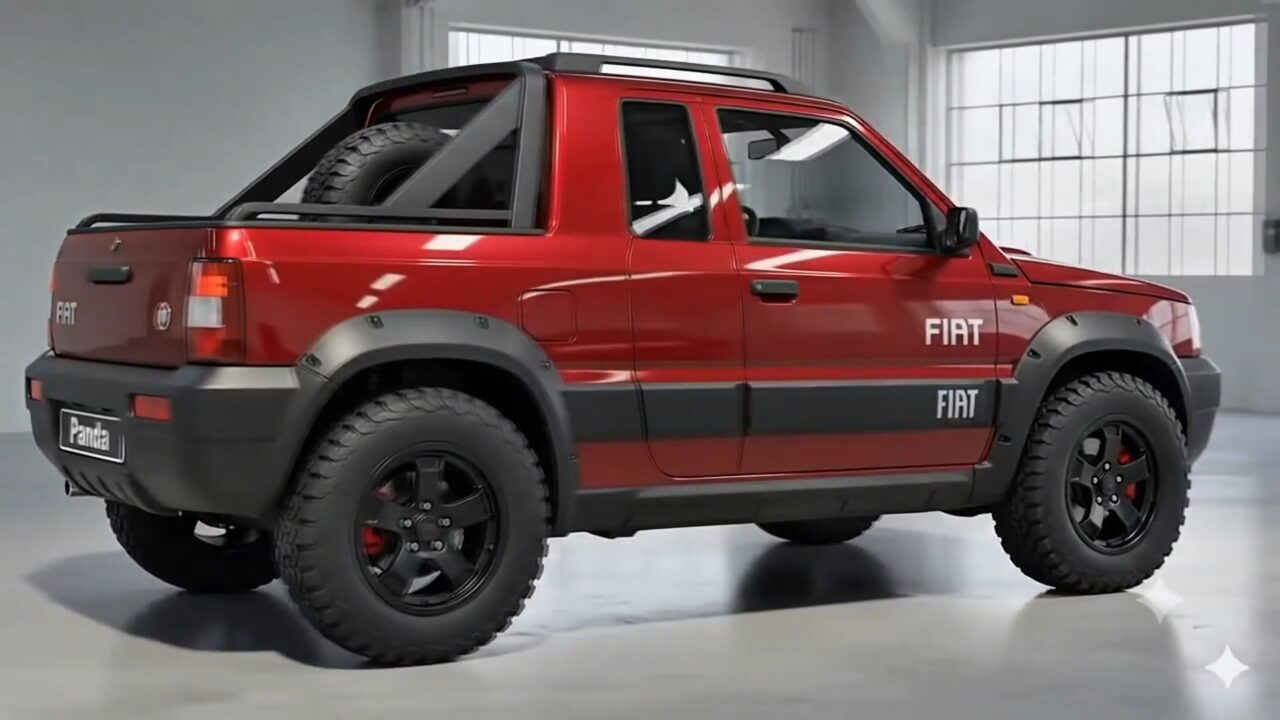 Nuova Fiat Panda 4x4 pick-up: versione estrema Dakar