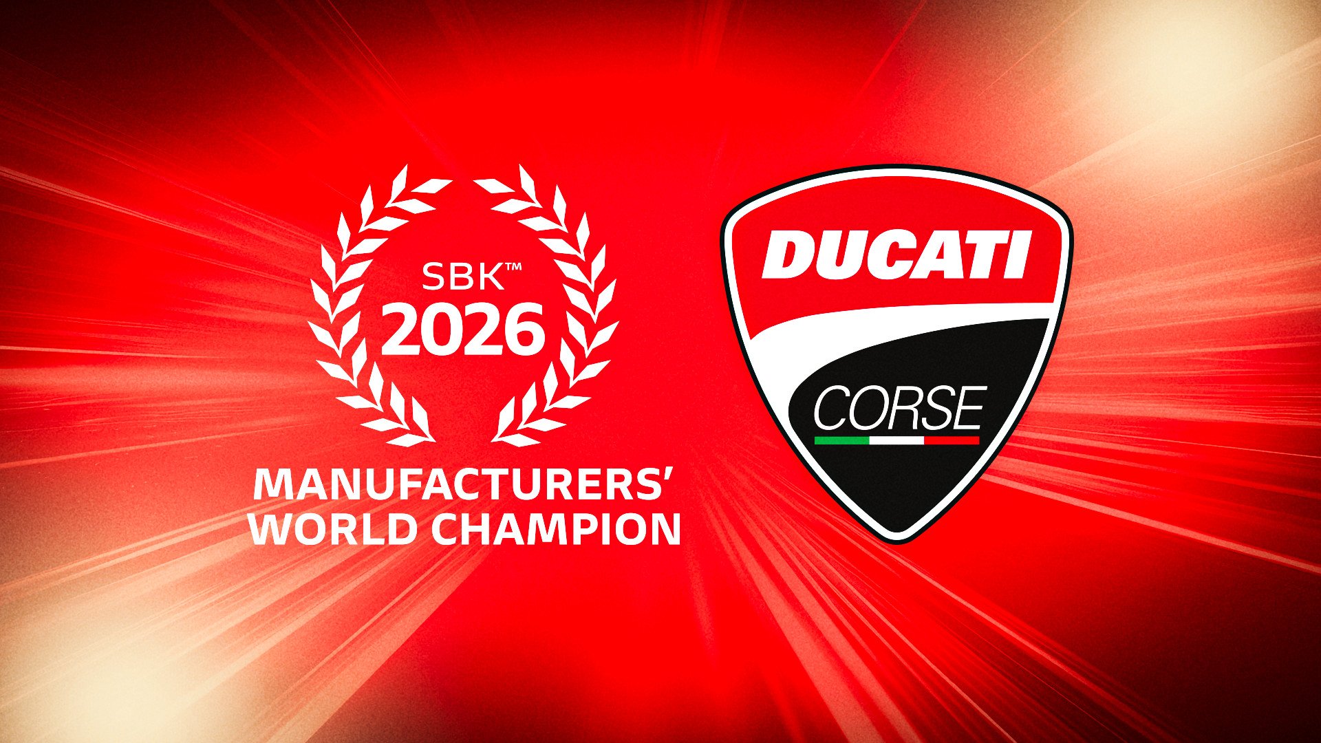 Ducati campione del mondo costruttori WorldSBK 2026