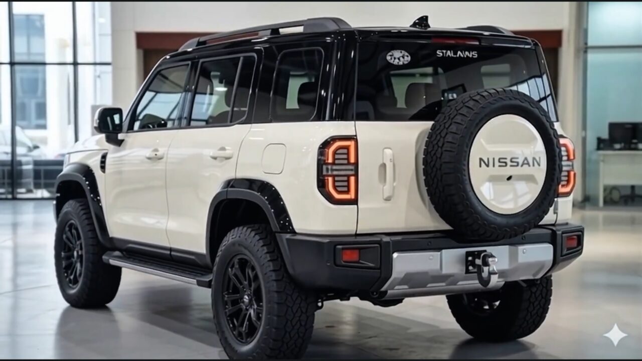 Nissan X-Terra 2027 vista laterale render