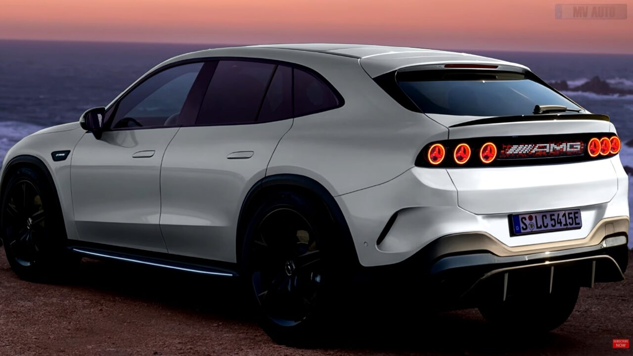 Nuovo SUV elettrico Mercedes-AMG 2027 render