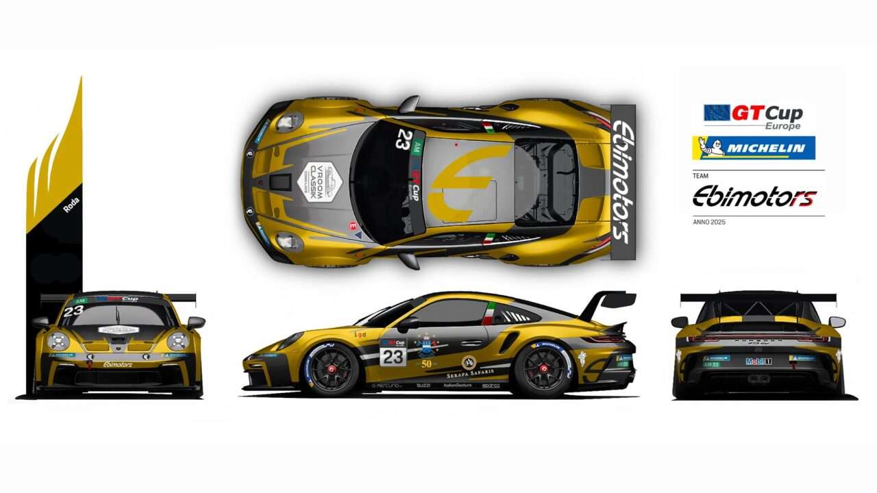 Davide Roda in GT Cup Europe 2025 per Ebimotors
