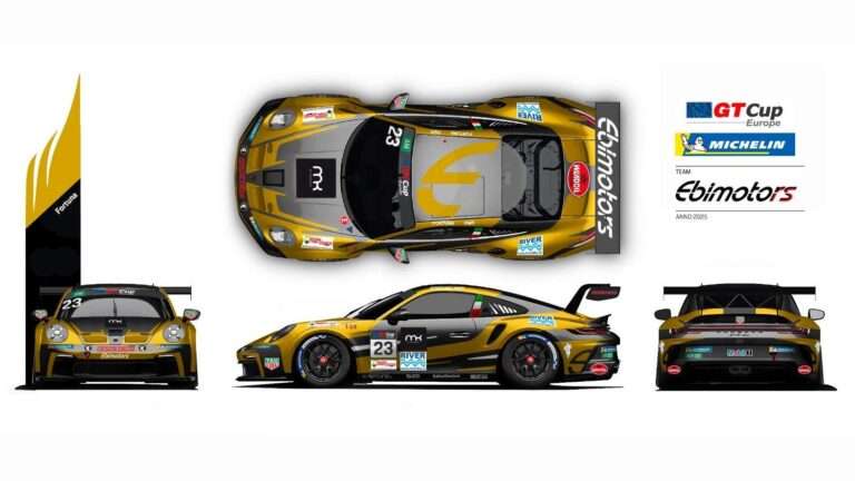 Ebimotors a Portimao per la GT Cup Europe 2025 con due auto