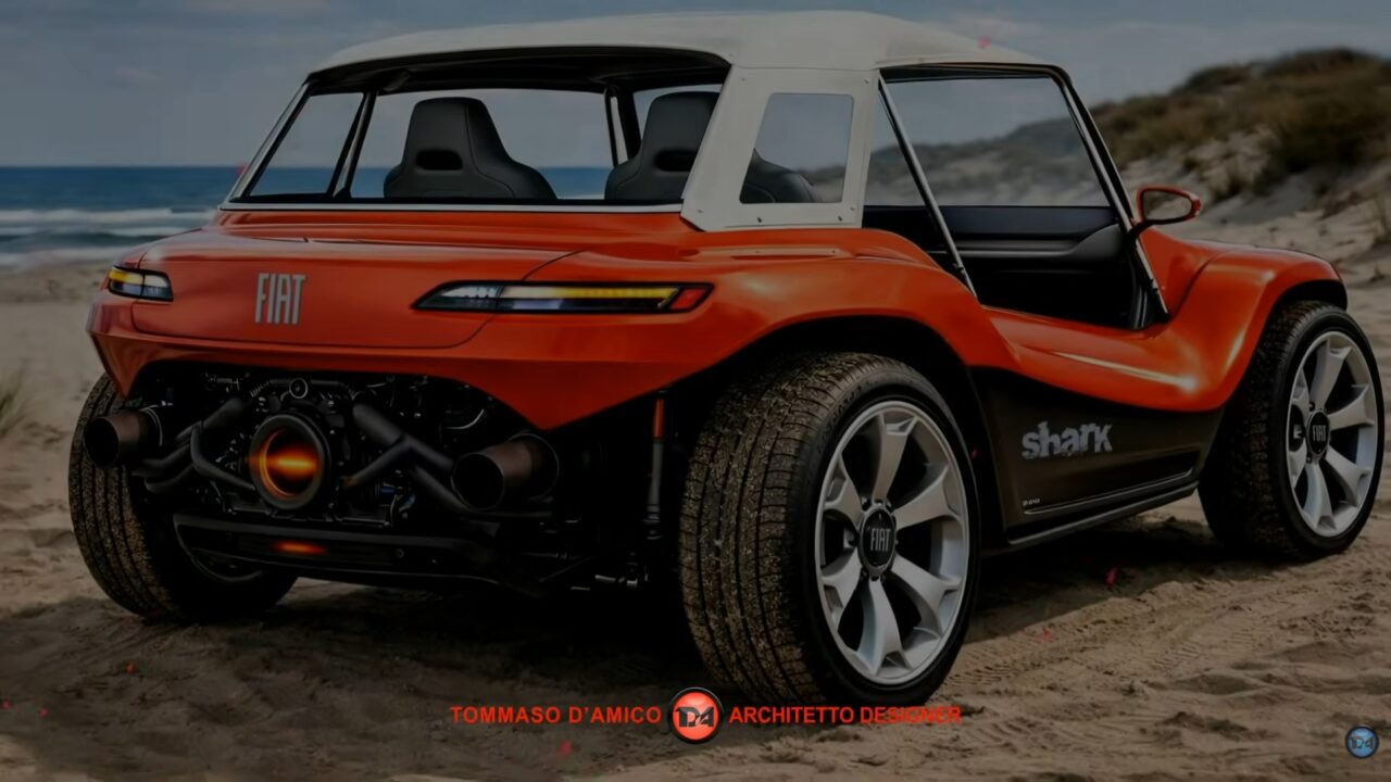 Fiat 600 Jolly spiaggina italiana anni 60 dune buggy