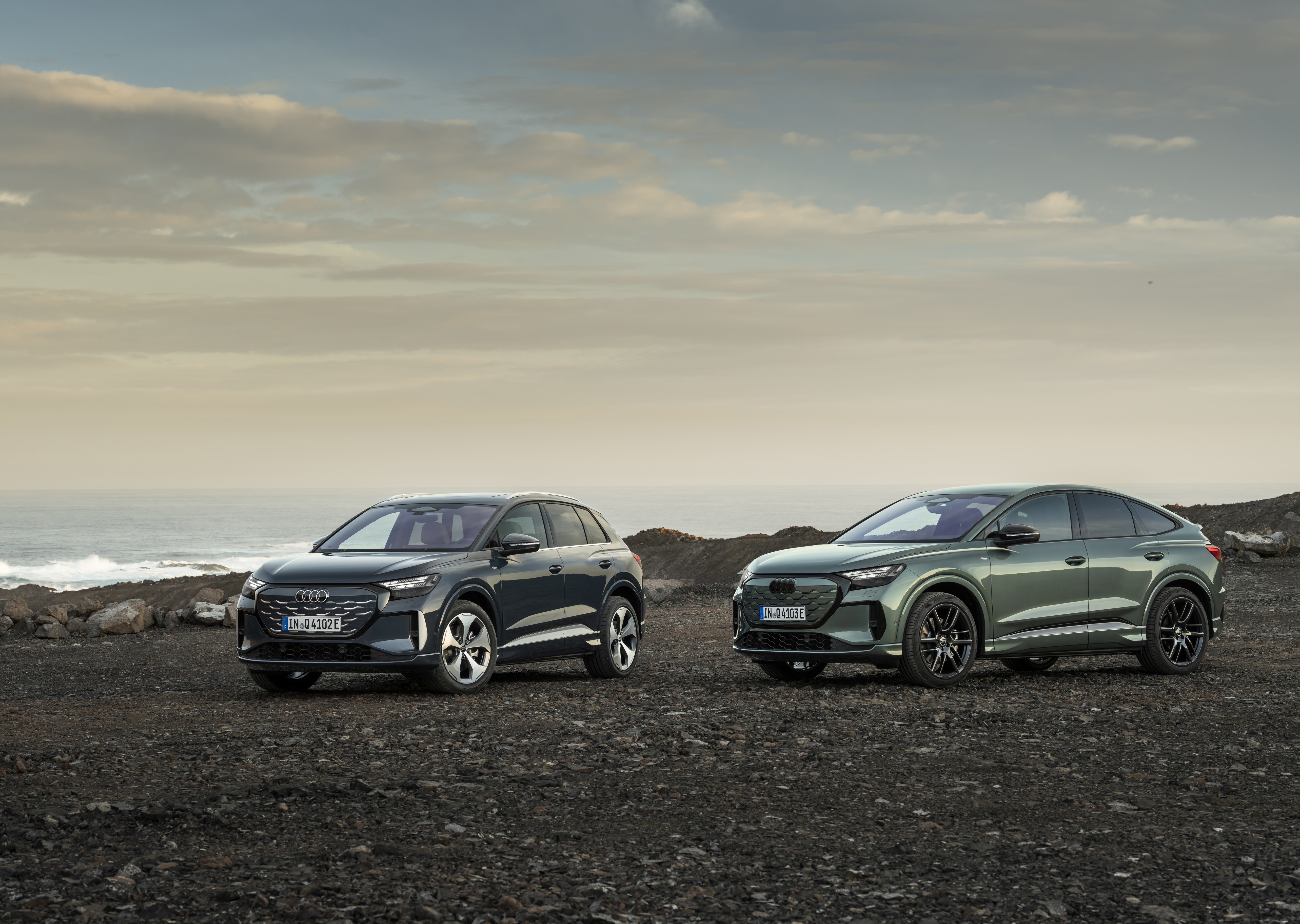 Audi Q4 e-tron SUV e Sportback 2026 restyling foto press