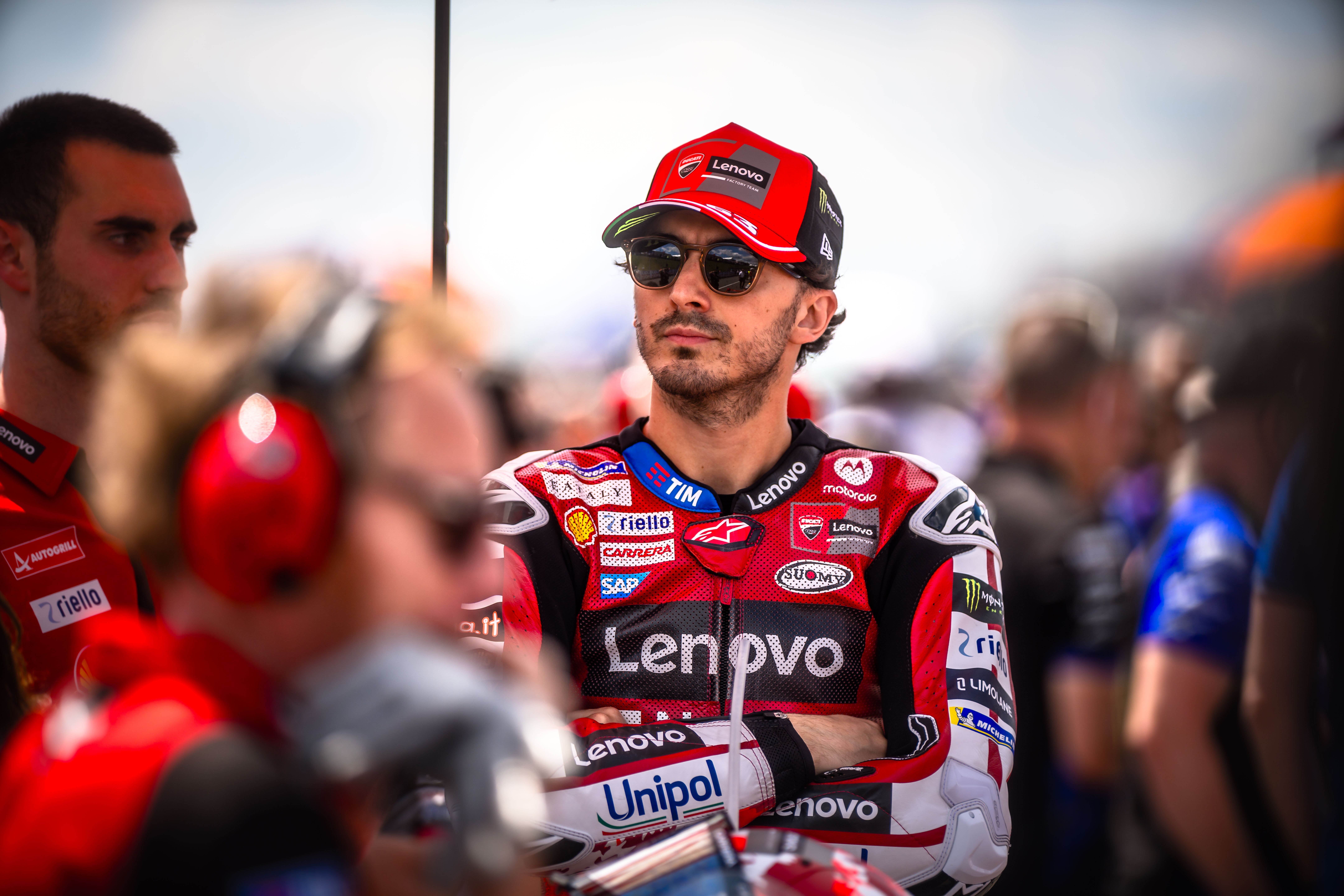 Francesco Bagnaia in griglia al GP Germania 2026 Sachsenring