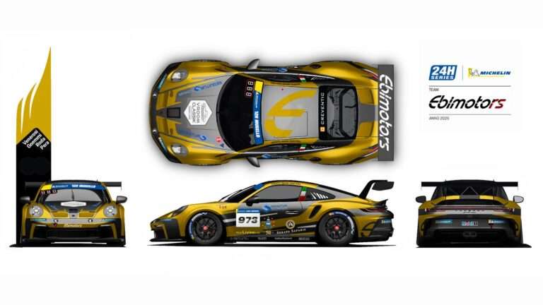 12 ore del Mugello 2025: Ebimotors con un quartetto d'eccellenza