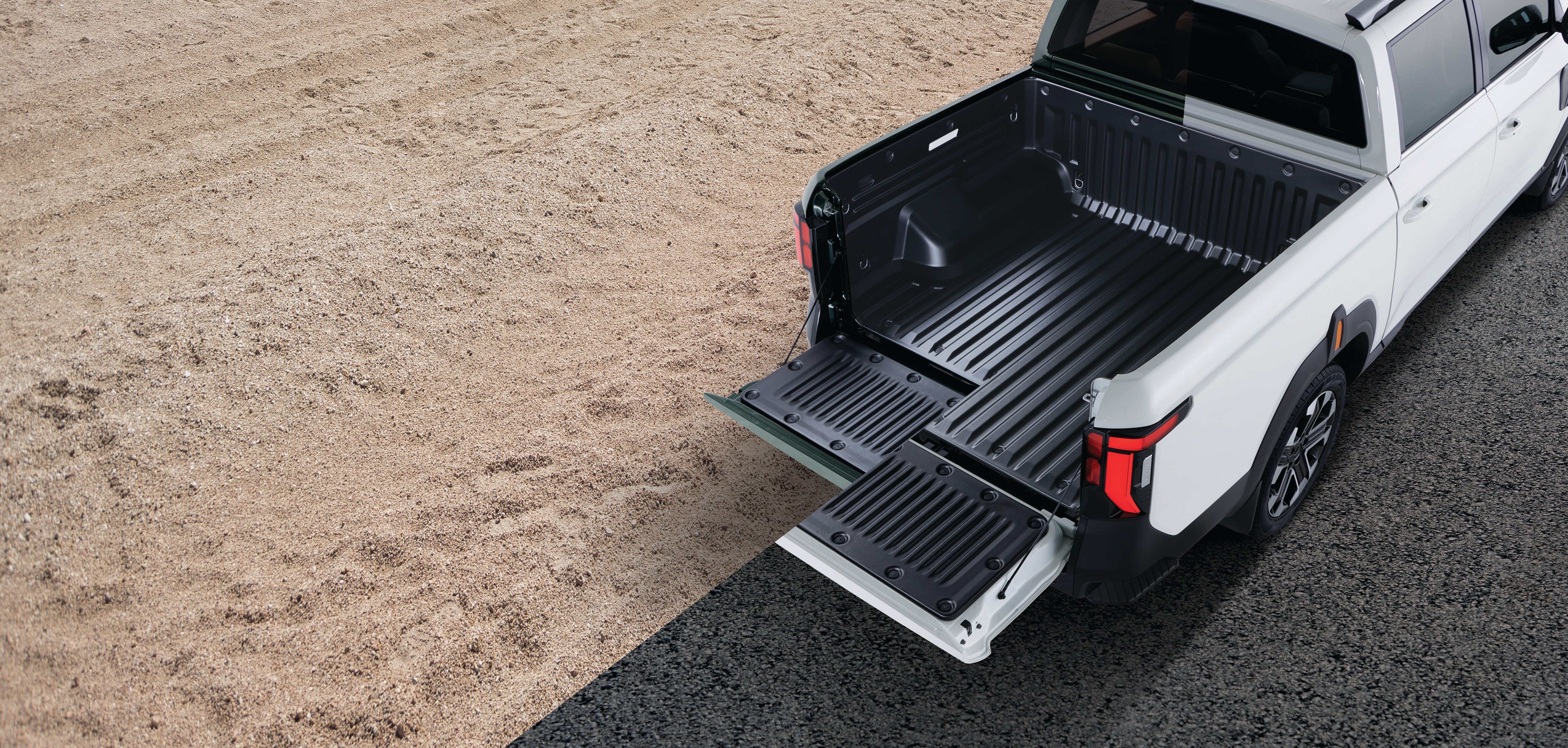 Cassone con sponda multi-step del nuovo KGM Rexton Sports XL 2026
