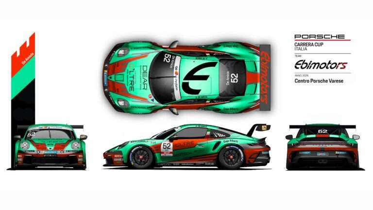 Alberto De Amicis in Carrera Cup Italia per il tris consecutivo con Ebimotors