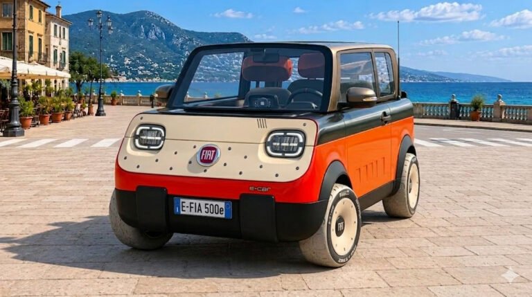 Nuova E-Car Fiat: come immaginiamo l'utilitaria elettrica del 2028